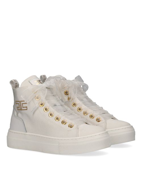 Sneakers alta ELISABETTA FRANCHI | E0530BIANCO AVORIO